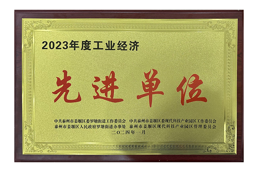 2023工業(yè)經(jīng)濟先進單位