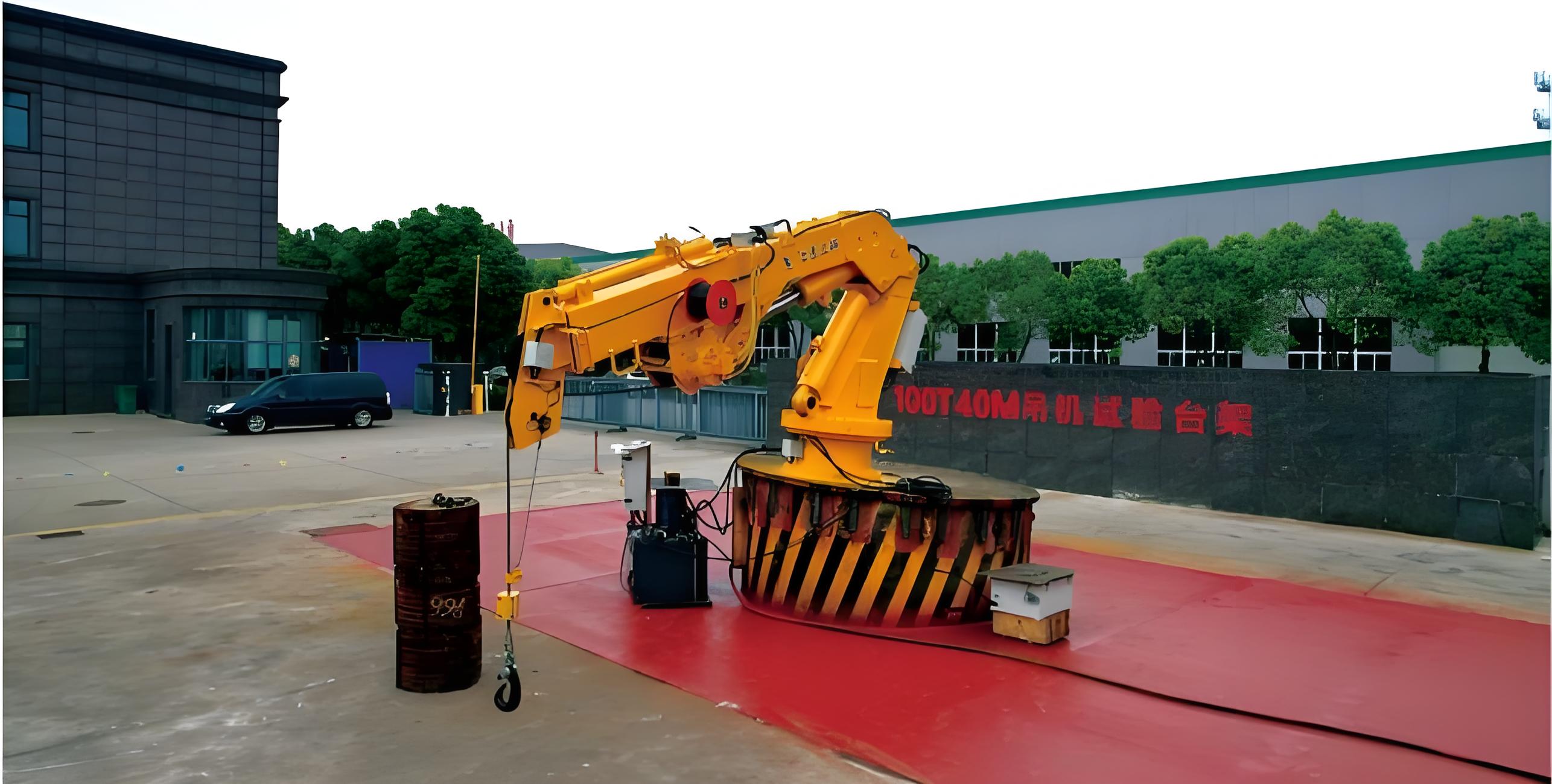 100T40M吊機(jī)實(shí)驗(yàn)臺(tái)架